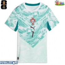 Portugal Cristiano Ronaldo #7 Bortedrakt Dame VM 2026 Kortermet